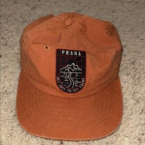 Prana Rust Cap with Logo Patch